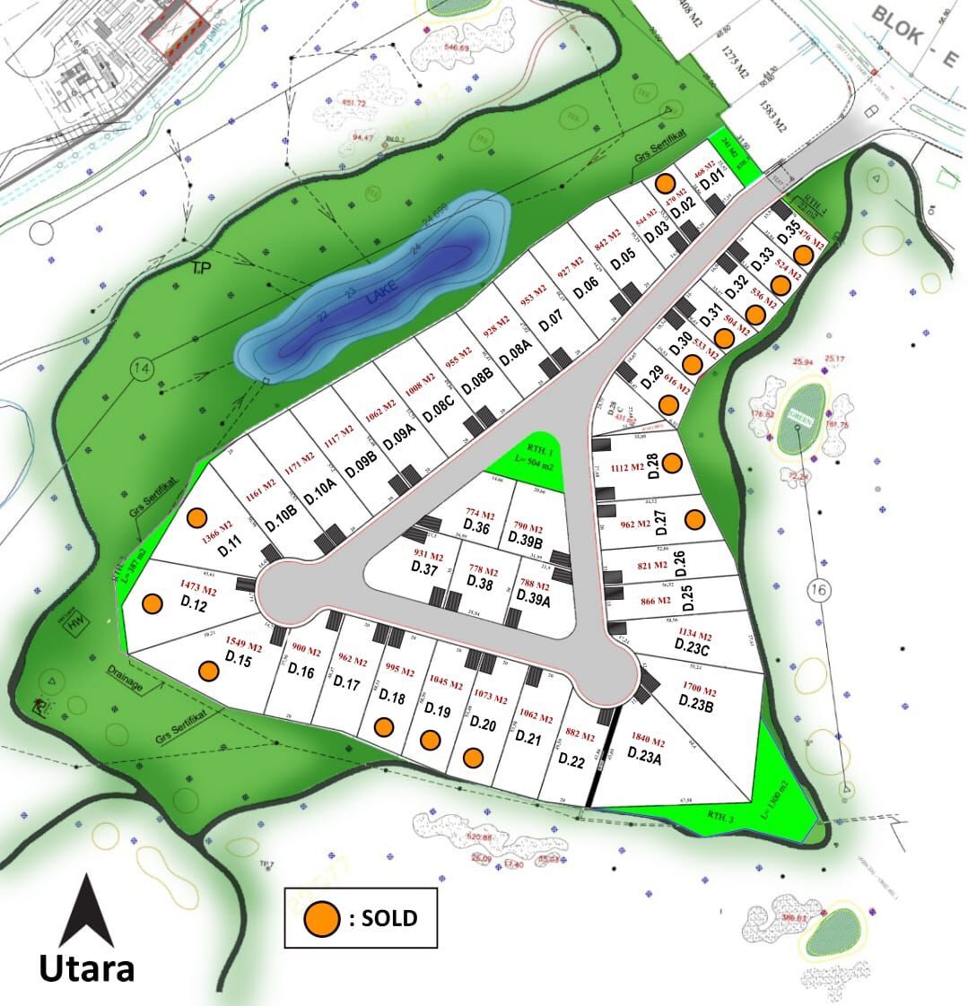 Dijual Tanah Kavling Golf View di Bukit Darmo Golf Surabaya Barat - Image 1