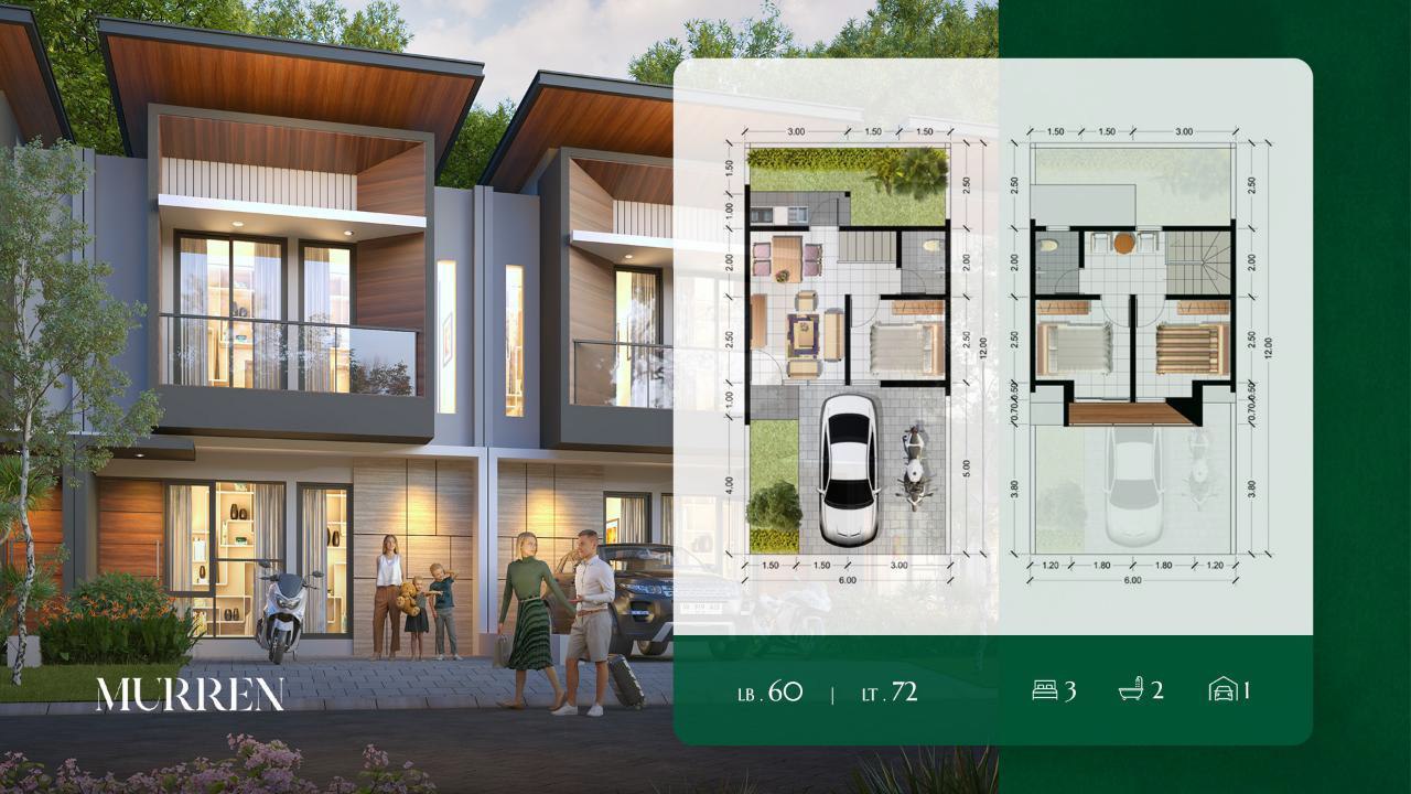 Dijual Rumah Baru Modern di Safira Gold Mansion Sidoarjo - Image 1