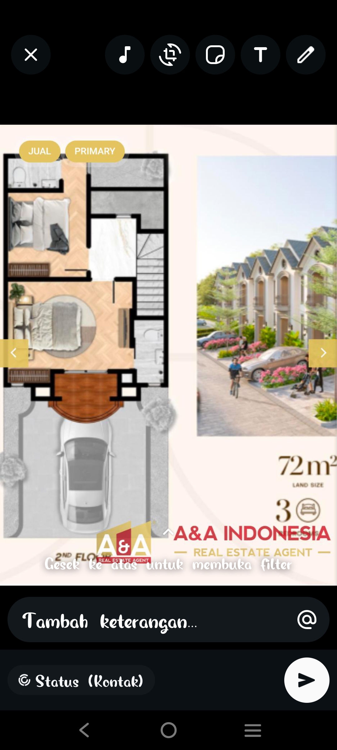 Dijual Rumah Baru Modern Murah di South Mansion Nine Surabaya Barat - Image 1