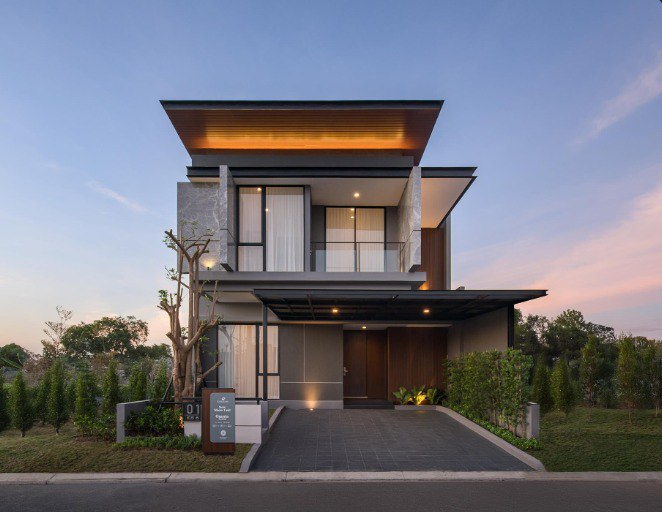 Dijual Rumah Baru Mewah di Cluster Emerald Stone Citraland Surabaya Barat - Image 1