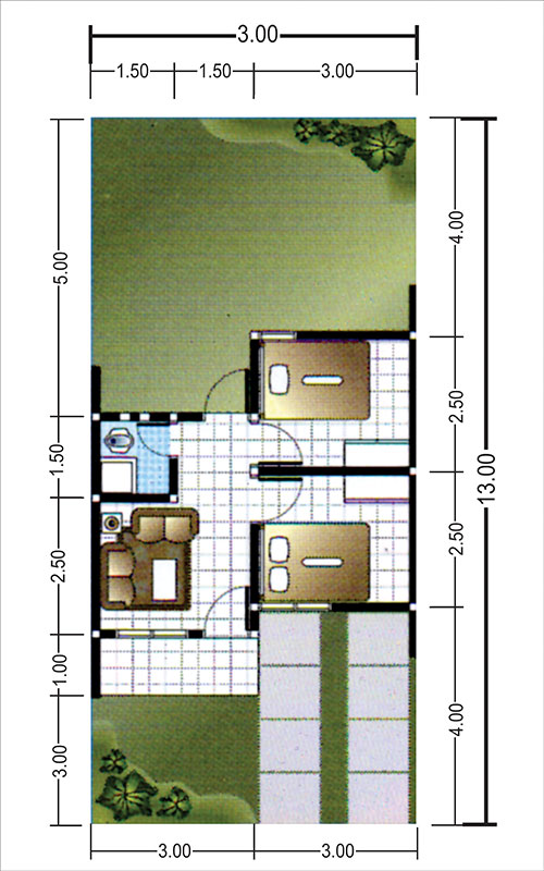 Dijual Rumah Baru Nyaman di Permata Green Menganti Regency Gresik - Thumbnail 2