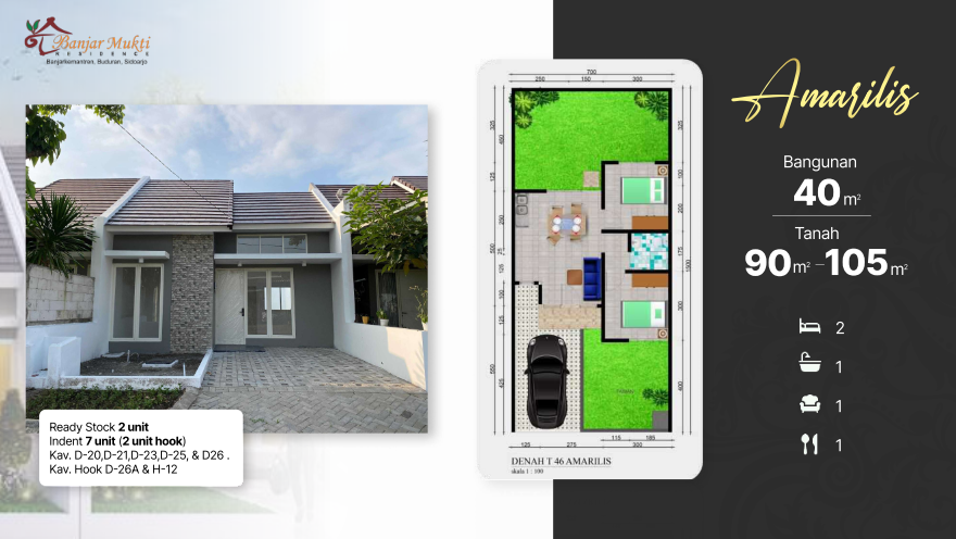 Dijual Rumah Baru Strategis di Banjar Mukti Residence Sidoarjo - Thumbnail 4