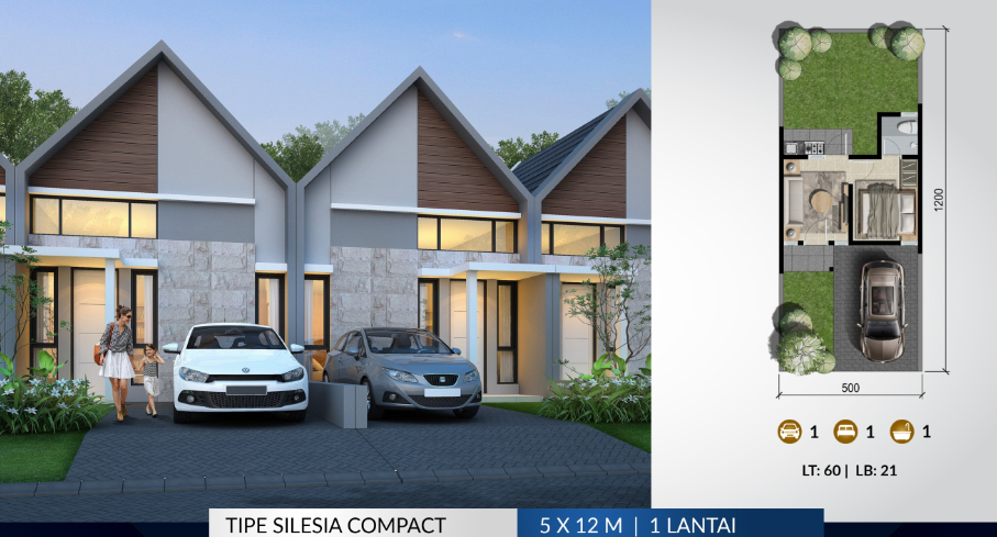 Dijual Rumah Baru Murah di Golden East Kebomas Gresik - Image 1