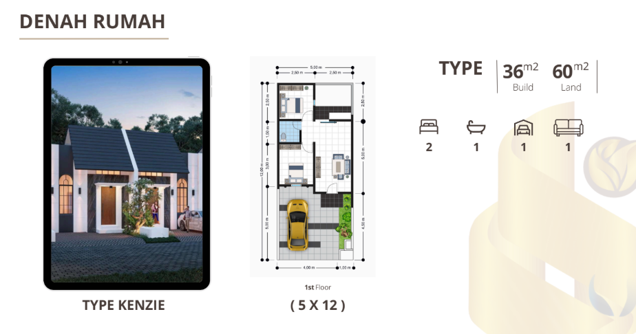 Dijual Rumah Baru Modern di The Oso Kedamean Gresik - Thumbnail 2