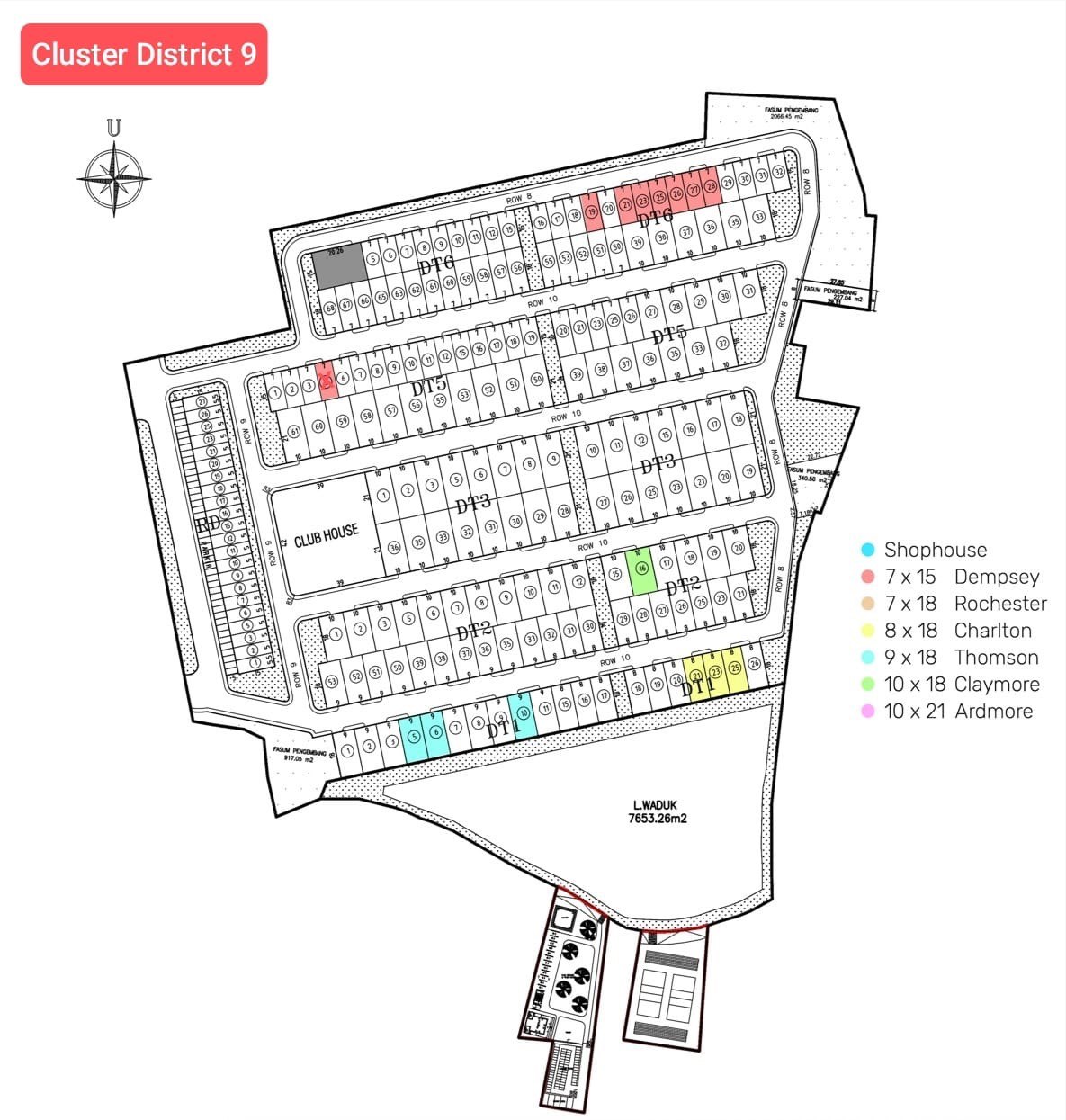 Dijual Rumah Baru Siap Huni di Cluster District 9 Citraland Surabaya Barat - Thumbnail 2