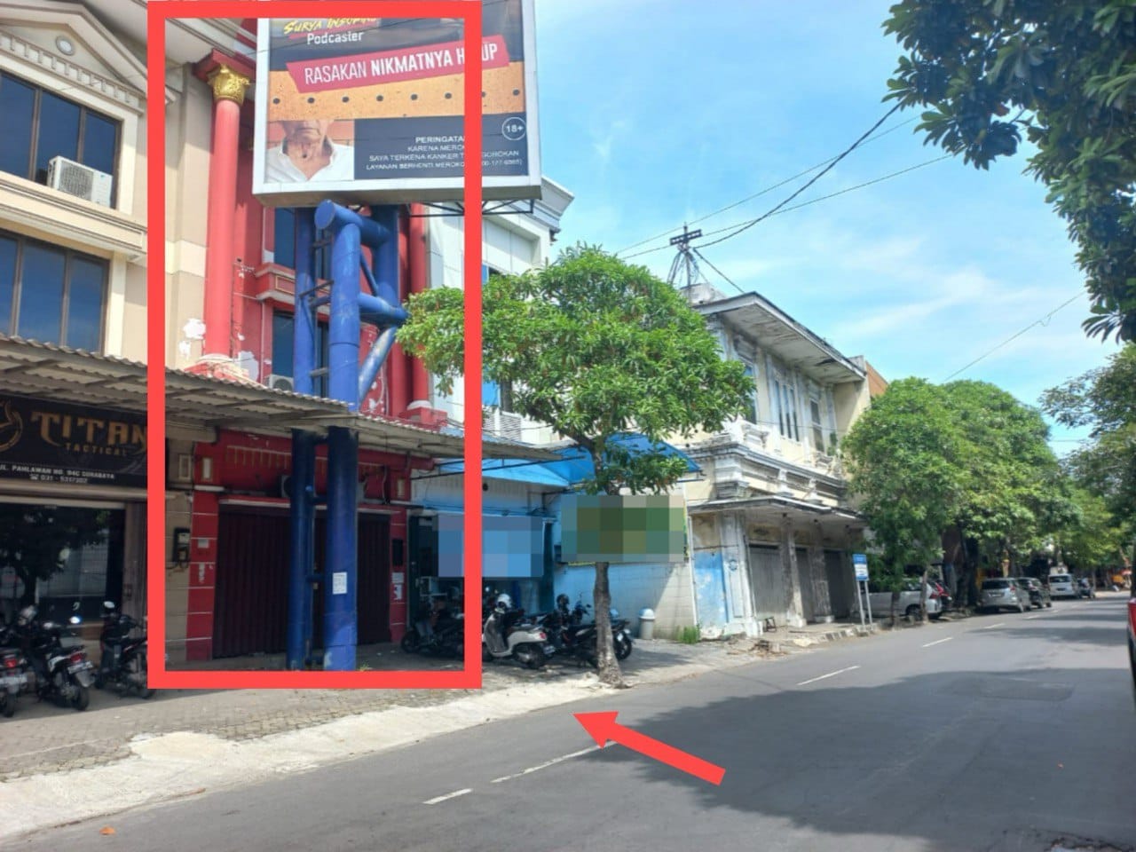 Dijual Lelang Ruko Komersial Strategis di Jalan Pahlawan Surabaya Pusat - Image 1