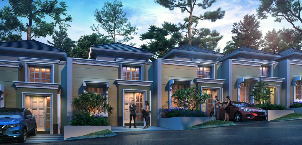 Dijual Rumah Baru Modern di Cluster Spring Dale Citra Garden Malang - Image 1