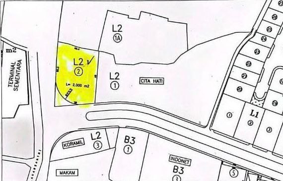 Disewakan Tanah Komersial Samping Sekolah Cita Hati dan Khay Ming Citraland Surabaya Barat - Image 1