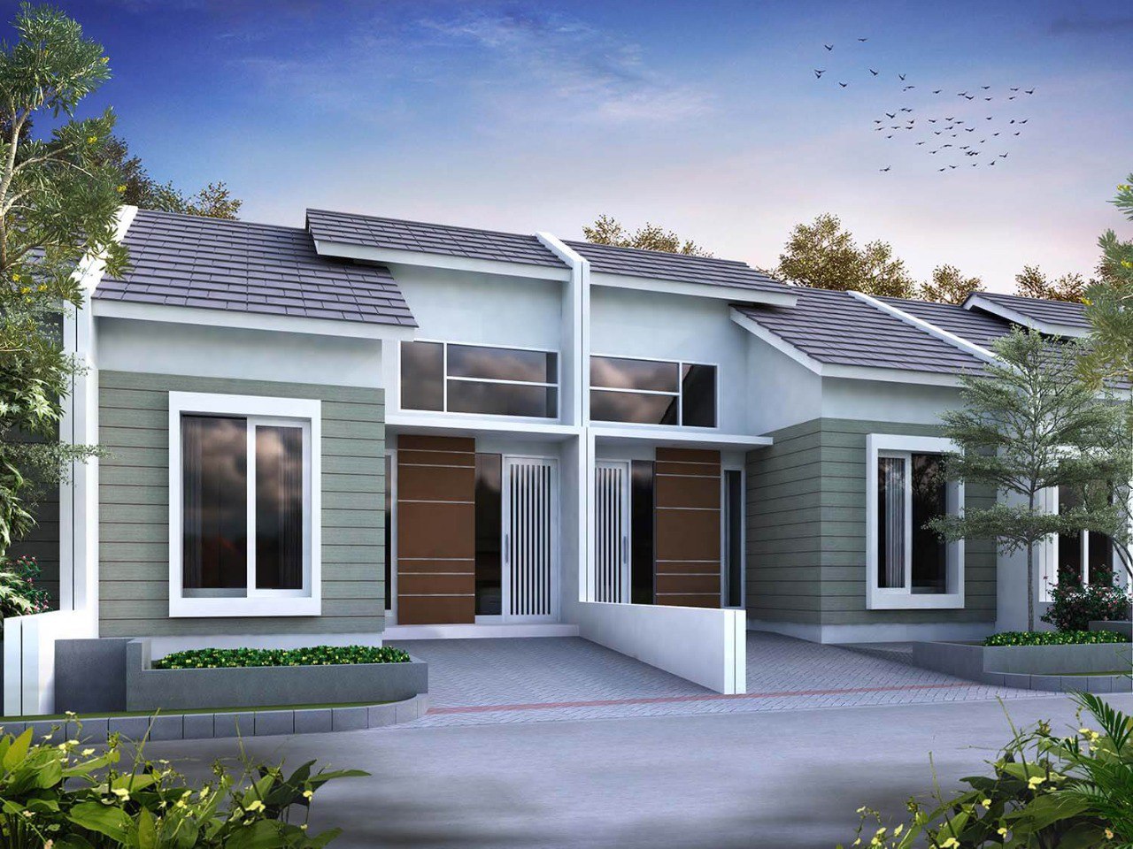 Dijual Rumah Baru Ready Stock di Cluster Silver Jade Hamlet Gresik - Image 1