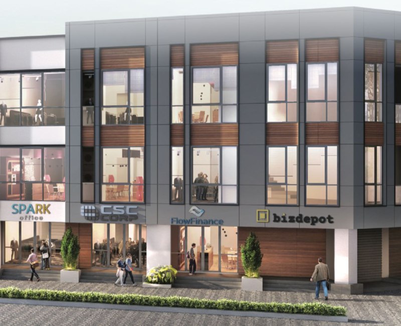 Jual Ruko Baru 2 Lantai di Plaza Segi 8 Lokasi Strategis Surabaya Barat - Image 1