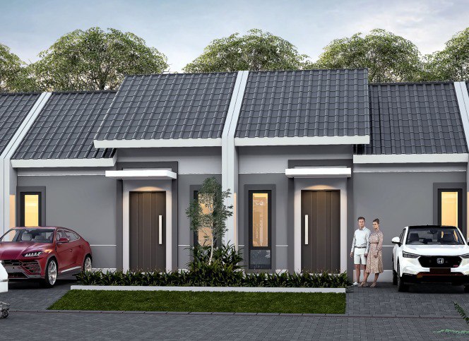 Dijual Rumah Baru Nyaman di Cluster Breeze Harmony Puri Surya Jaya Sidoarjo - Image 1