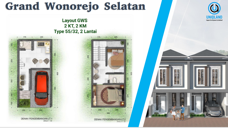 Dijual Rumah Baru di Lokasi Strategis di Grand Wonorejo Selatan Surabaya Timur - Image 1