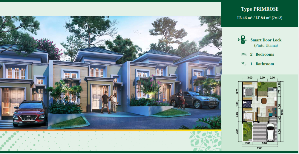Dijual Rumah Baru Modern di Cluster Spring Dale Citra Garden Malang - Thumbnail 3