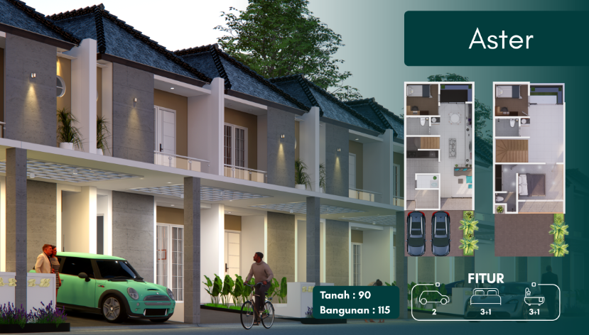 Dijual Rumah Baru Nyaman di Grand Nature Residence Sidoarjo - Thumbnail 2