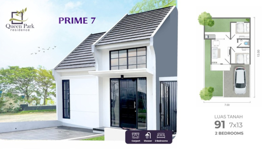 Dijual Rumah Baru Murah di Queen Park Residence Sidoarjo - Thumbnail 4