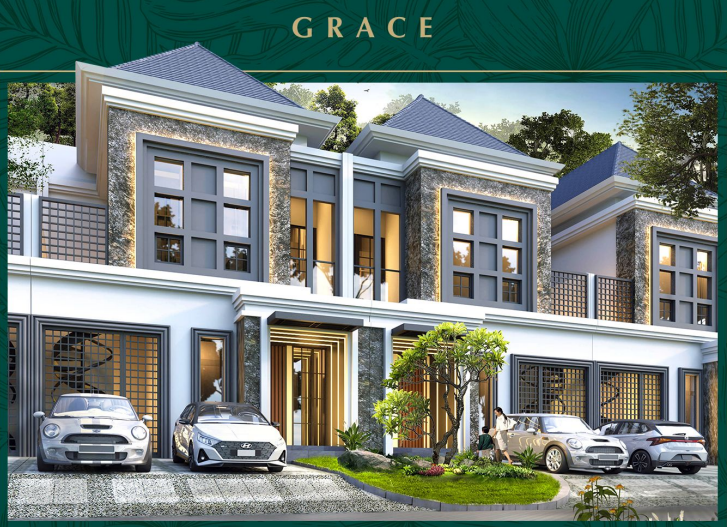 Dijual Rumah Baru Eksklusif di Cluster Belvedere Pakuwon Indah Surabaya Barat - Image 1