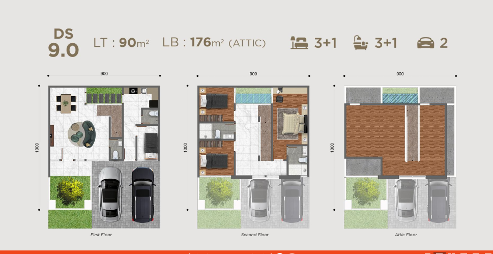 Dijual Rumah Baru Mewah di The White House Extension Dian Istana Surabaya Barat - Thumbnail 2