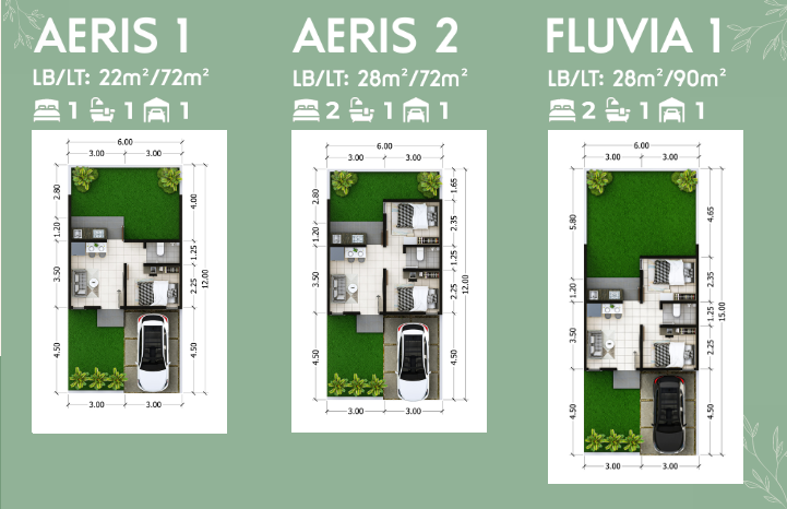 Dijual Rumah Baru Nyaman di Cluster Breeze Harmony Puri Surya Jaya Sidoarjo - Thumbnail 2