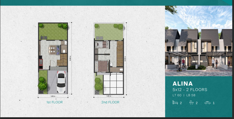 Dijual Rumah Baru Murah di Teraland Barat Gresik - Thumbnail 4