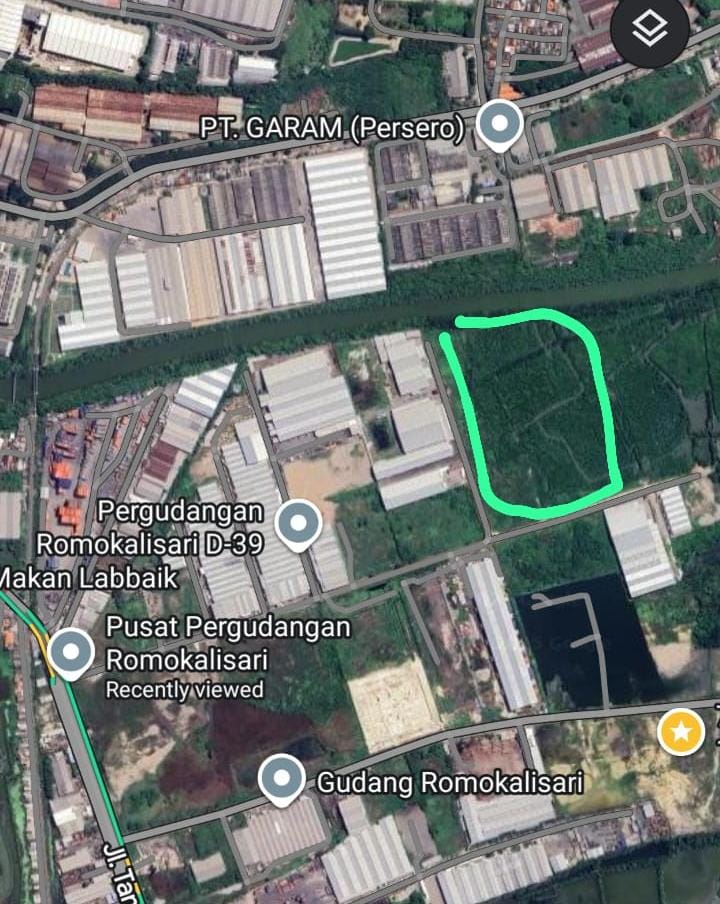 Jual tanah Pergudangan Romokalisari - Potensi Besar - Image 1