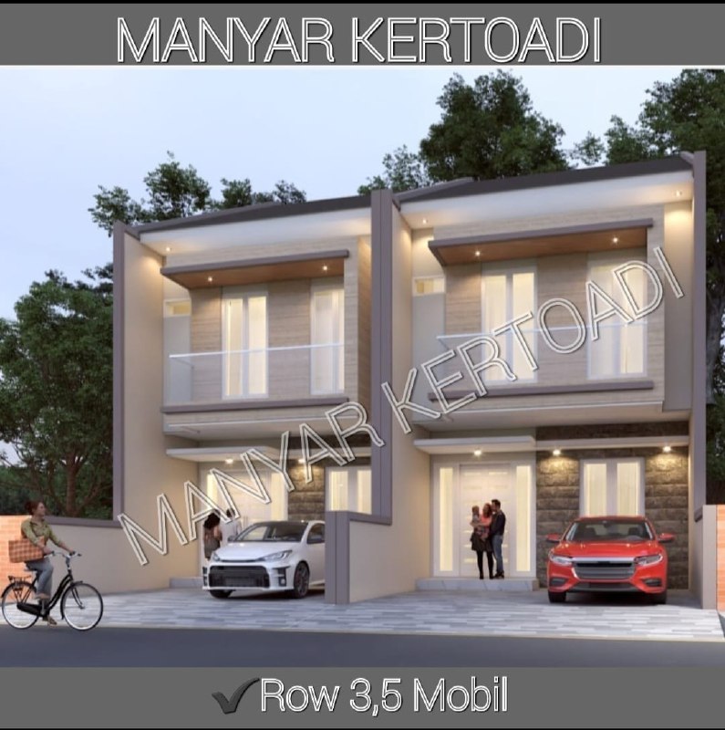 Dijual Rumah Baru Minimalis di Manyar Kertoadi Surabaya Timur - Image 1