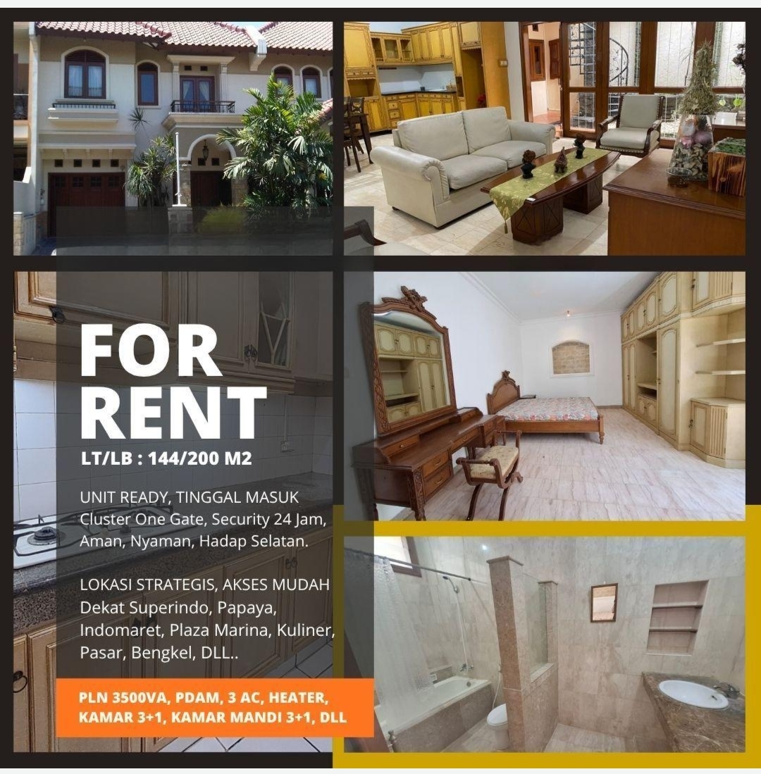 Disewakan Rumah Siap Huni di Margorejo Indah Surabaya Selatan - Image 1