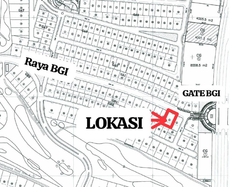 Dijual Tanah Kavling Raya BGI di Citraland Surabaya Barat - Image 1