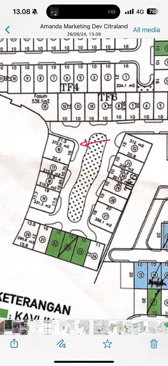 Dijual Tanah Kavling Murah di Fullerton Citraland Surabaya Barat - Image 1