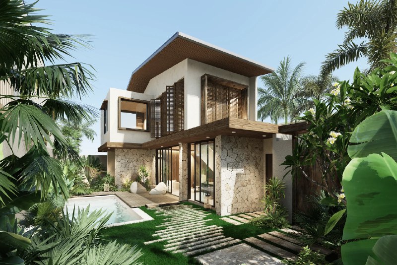 Dijual Villa Vasana Tipe Wabi Sabi di Tabanan Bali - Image 1