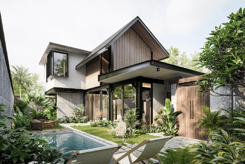 Dijual Villa Vasana Tipe Industrial di Tabanan Bali - Image 1