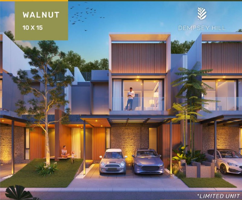 Dijual Rumah Baru View Danau di Cluster Dempsey Hill Citraland Northwest Surabaya Barat - Image 1