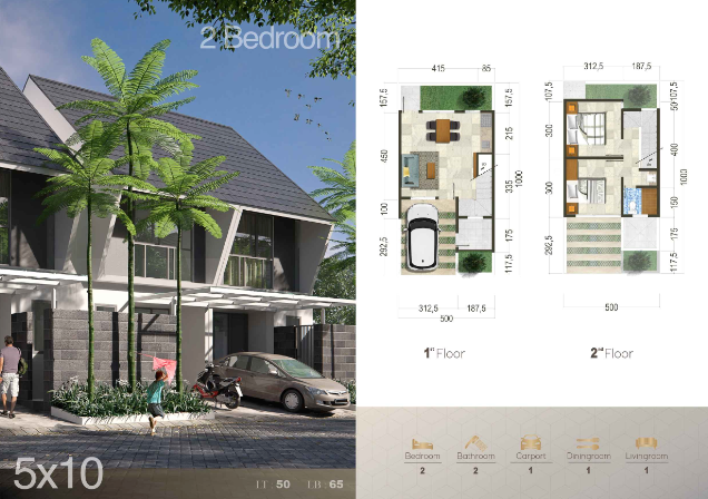 Dijual Rumah Baru Modern di Cluster Serenade Royal Residence Surabaya Barat - Thumbnail 3