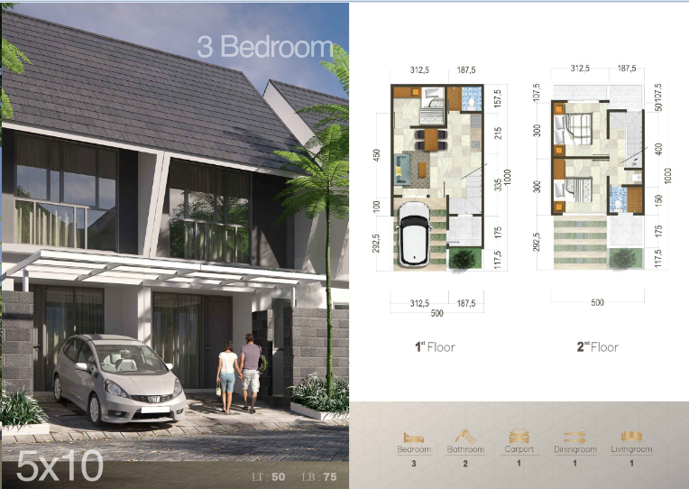 Dijual Rumah Baru Modern di Cluster Serenade Royal Residence Surabaya Barat - Thumbnail 4