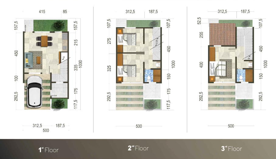 Dijual Rumah Baru Modern di Cluster Serenade Royal Residence Surabaya Barat - Thumbnail 2