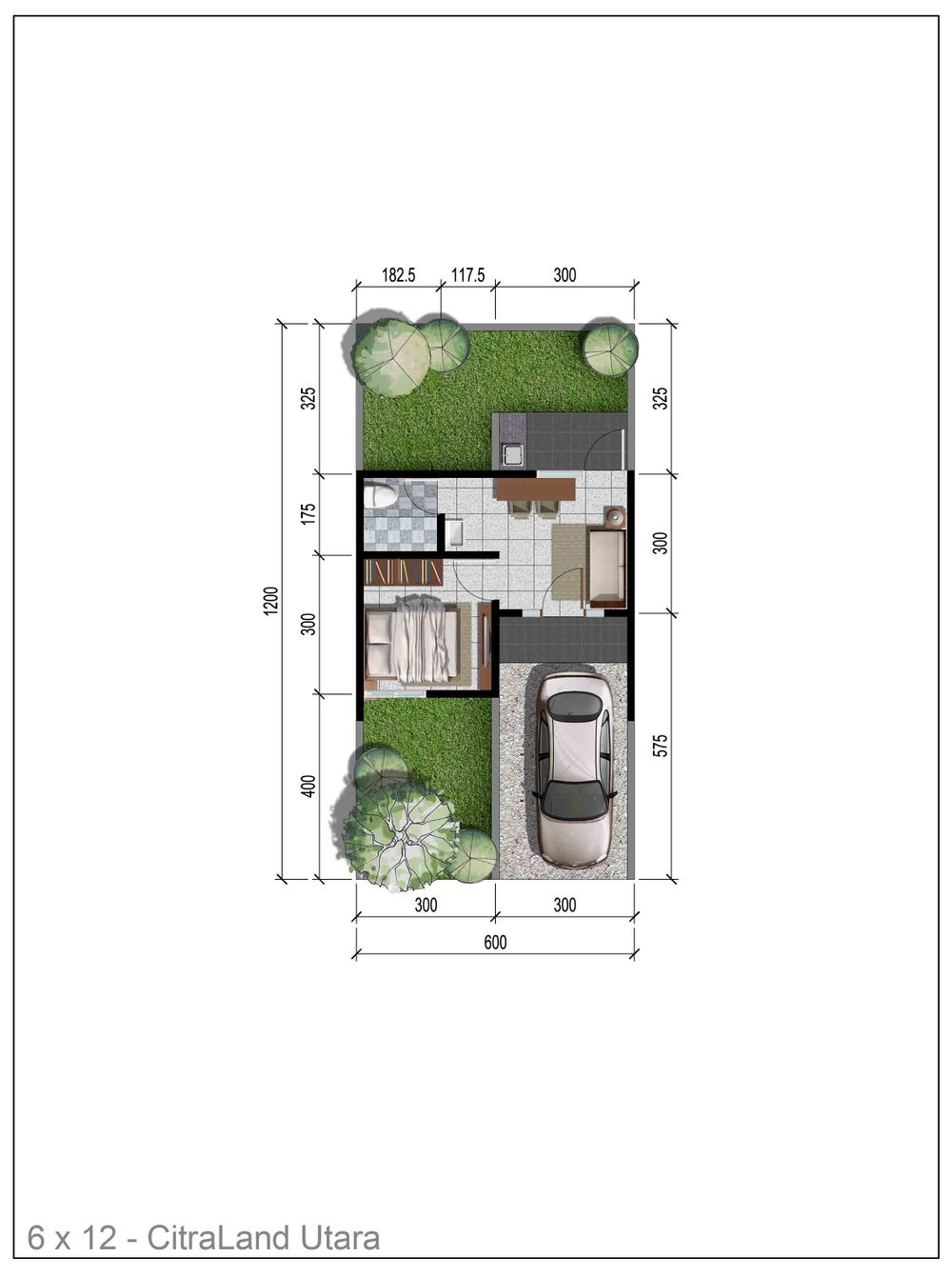 Dijual Rumah Baru Ready Unit di Cluster Northwest Park Citraland Surabaya Barat - Thumbnail 2