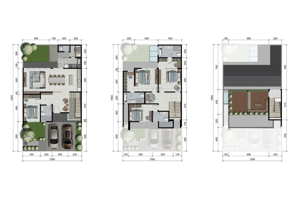 Dijual Rumah Baru Mewah Siap Huni di Cluster District 9 Citraland Surabaya Barat - Thumbnail 2