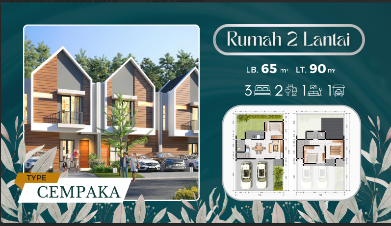 Dijual Rumah Baru Nyaman di Hasbana Land Juanda Sidoarjo - Thumbnail 3