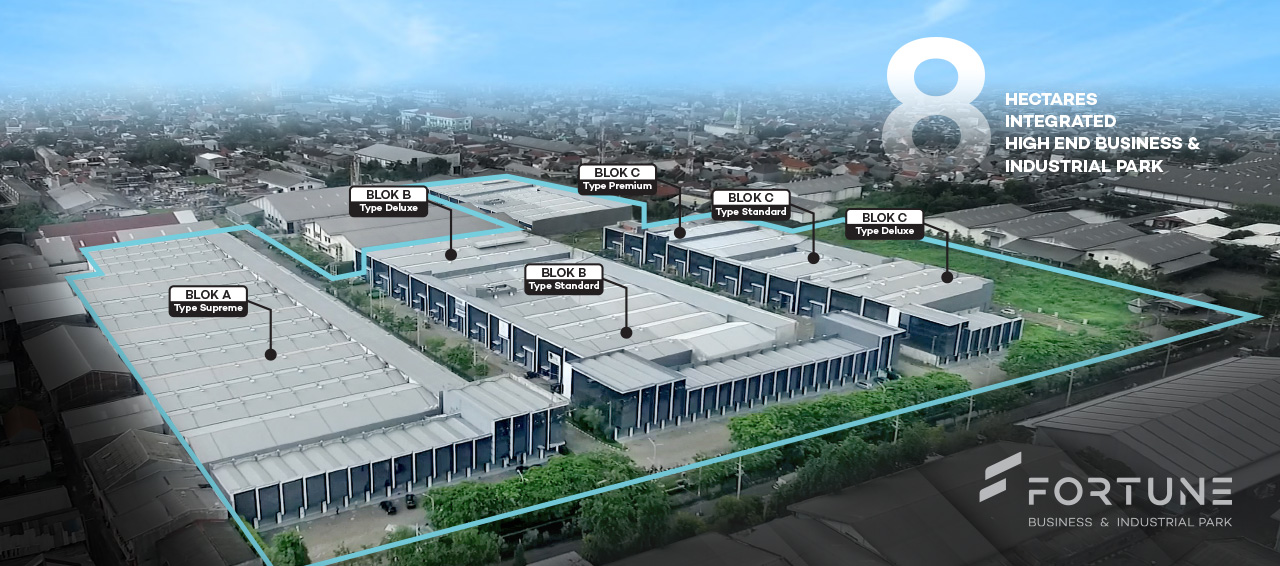 Dijual Gudang Baru Strategis di Fortune Business & Industrial Park Sidoarjo - Image 1