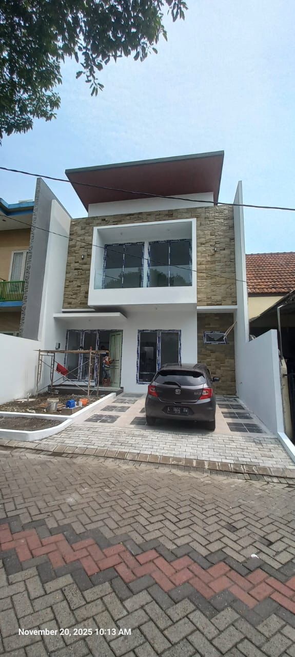 Dijual Rumah Baru 2 Lantai Modern Minimalis di Bukit Palma Surabaya Barat - Image 1