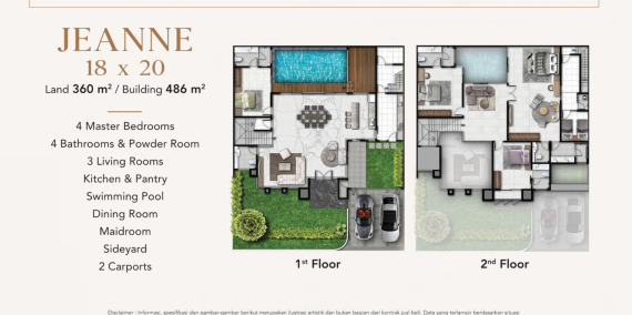 Dijual Rumah Baru Eksklusif di Grand Cayman Pakuwon City - Thumbnail 2