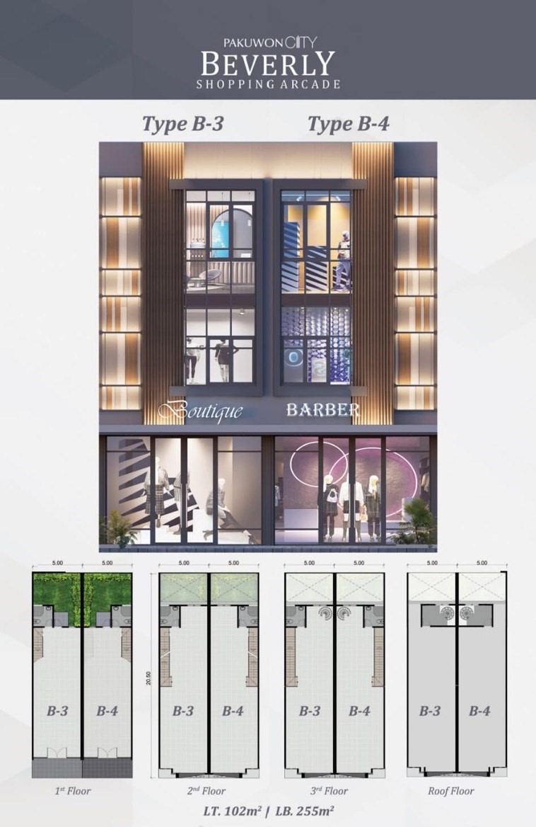 Dijual Ruko Baru Ready Unit di Baverly Shopping Arcade Pakuwon City Surabaya Timur - Thumbnail 2