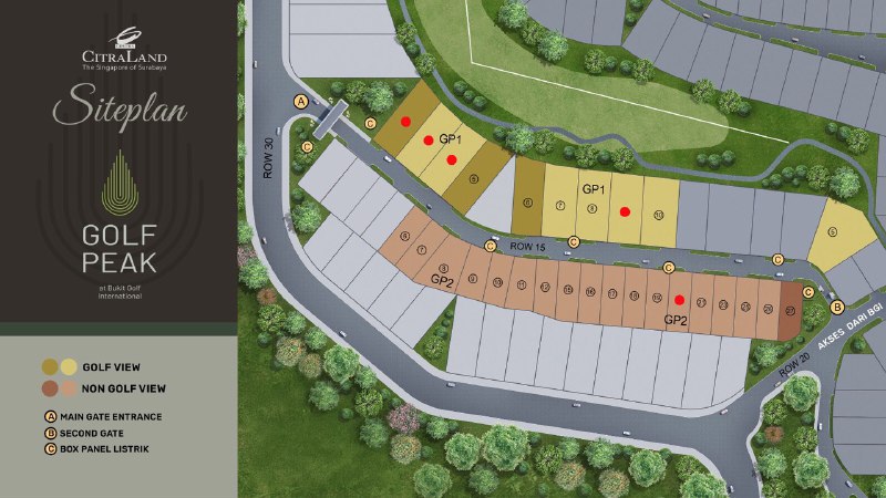 Dijual Kavling Premium di Puncak Golf Citraland Surabaya Barat - Image 1