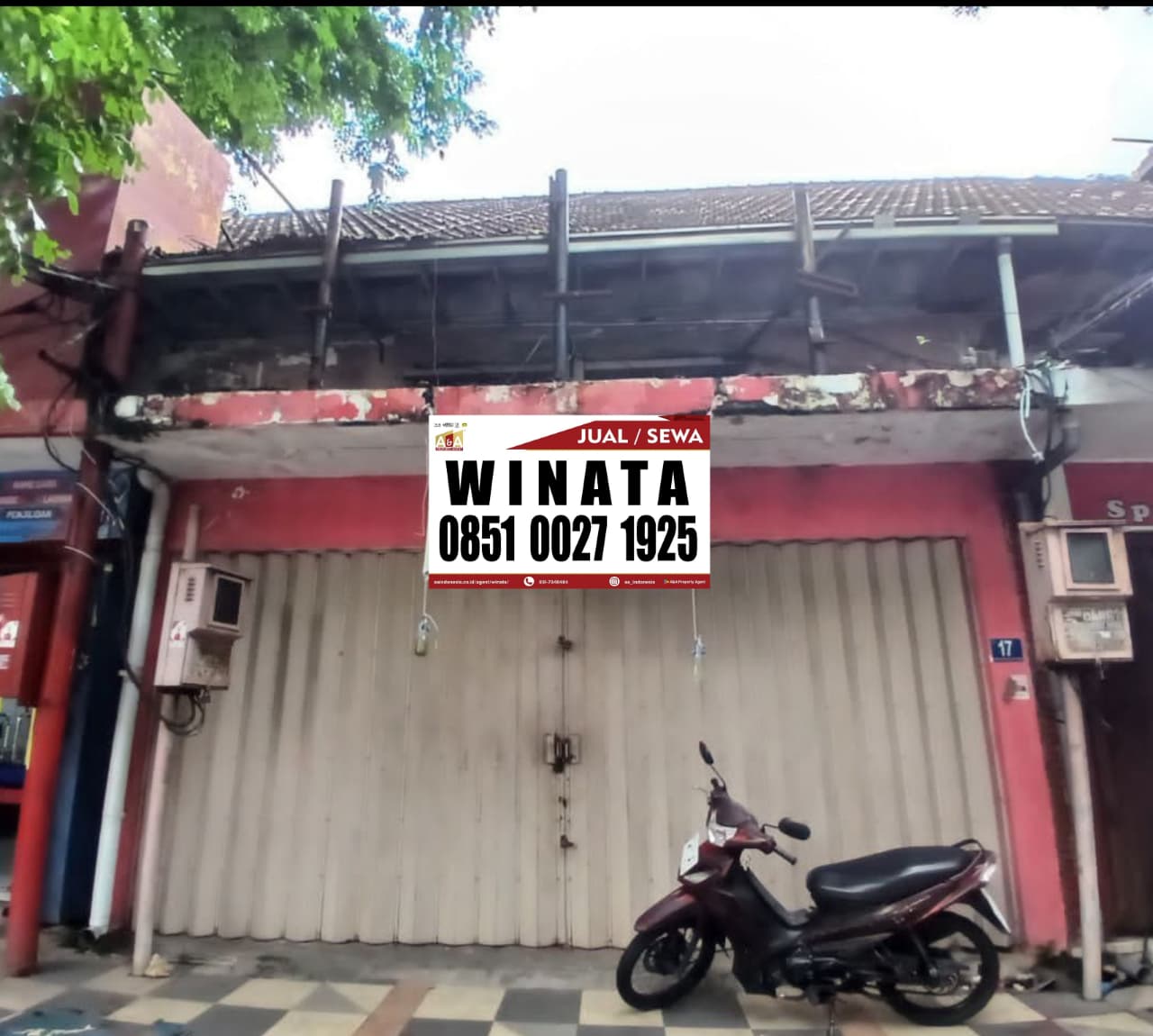 Sewa Ruko 1,5 Lantai Murah Strategis Walikota Mustajab Surabaya Pusat - Image 1