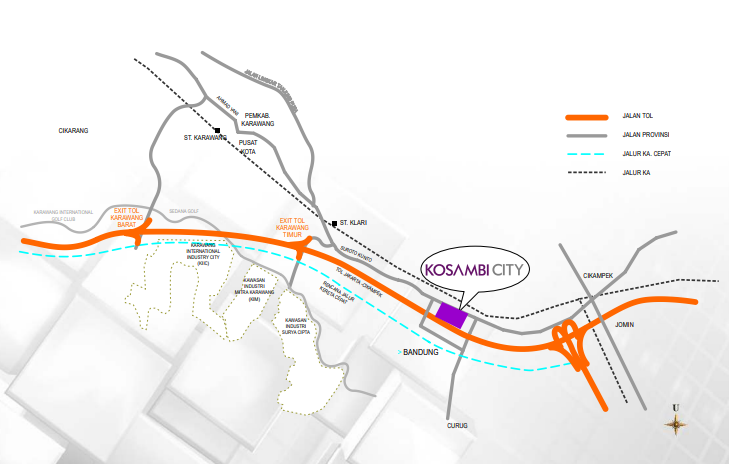 Dijual Tanah Luas dan Strategis di Kosambi City Karawang - Thumbnail 5