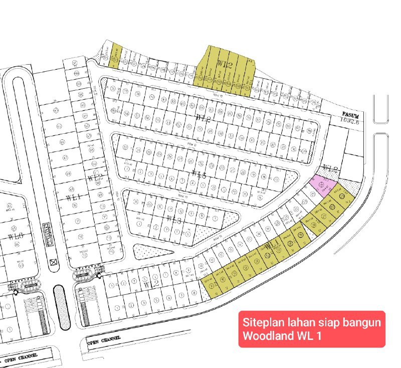 Dijual Tanah Kavling Woodland Siap Bangun Woodland Citraland Surabaya Barat - Image 1