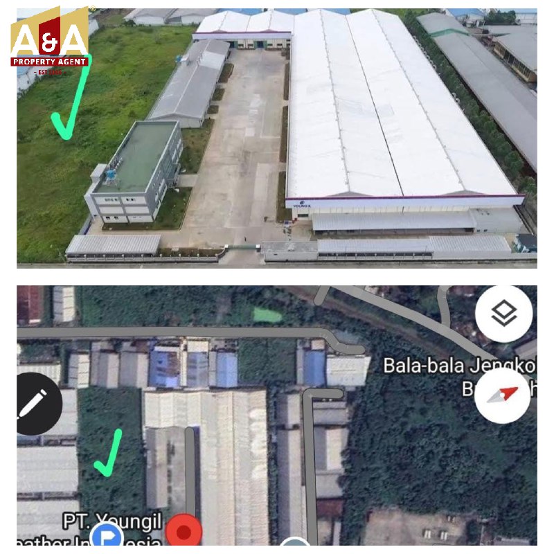 Disewakan Tanah Luas Siap Pakai di Kawasan Industri Balaraja Tangerang - Image 1