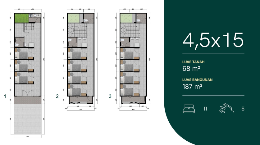 Dijual Ruko Multifungsi Baru di Park Stay Surabaya Timur - Thumbnail 3