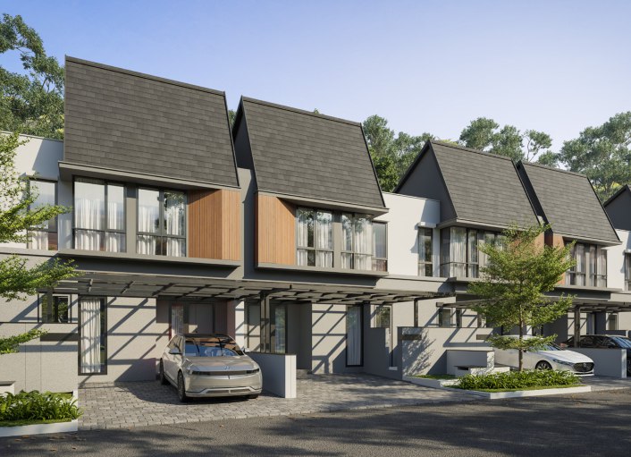 Dijual Rumah Baru Modern Harvest Link Surabaya Selatan - Image 1