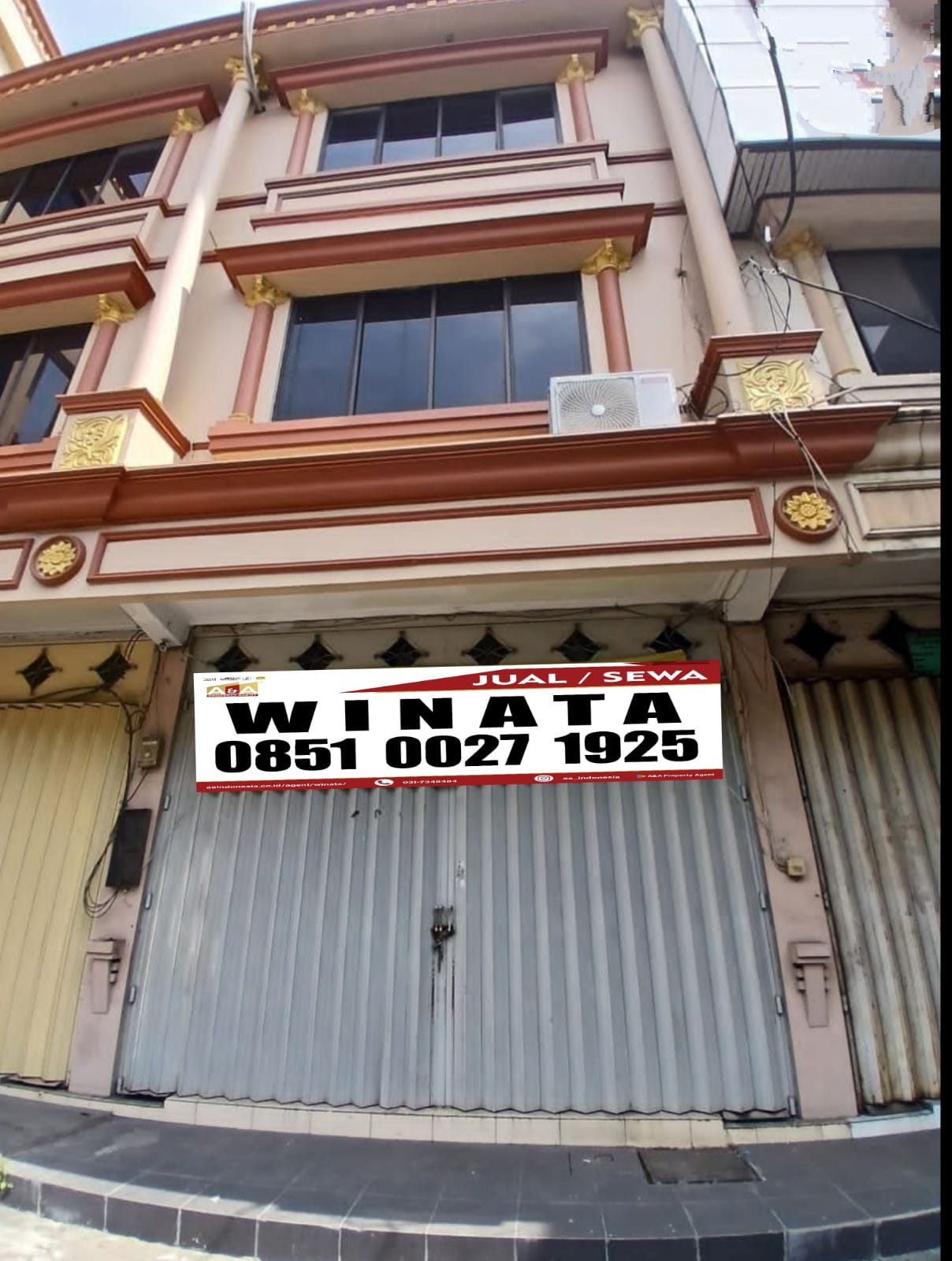 Sewa Ruko 3,5 Lantai Murah Strategis Fira 51 Kenjeran Surabaya - Image 1