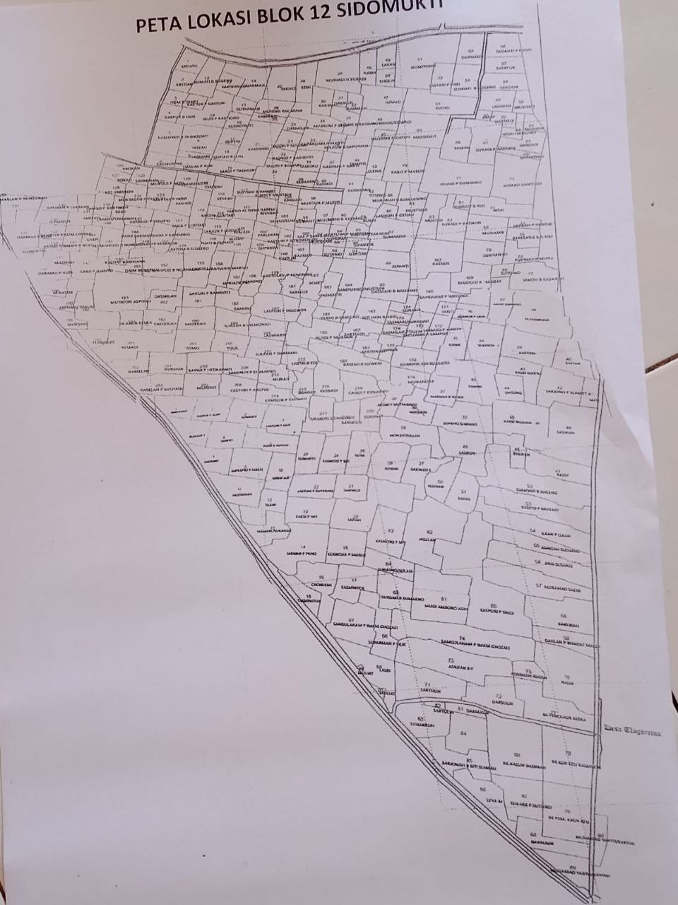 Dijual Tanah Nol Jalan Raya di Desa Sidomukti Lamongan - Thumbnail 4